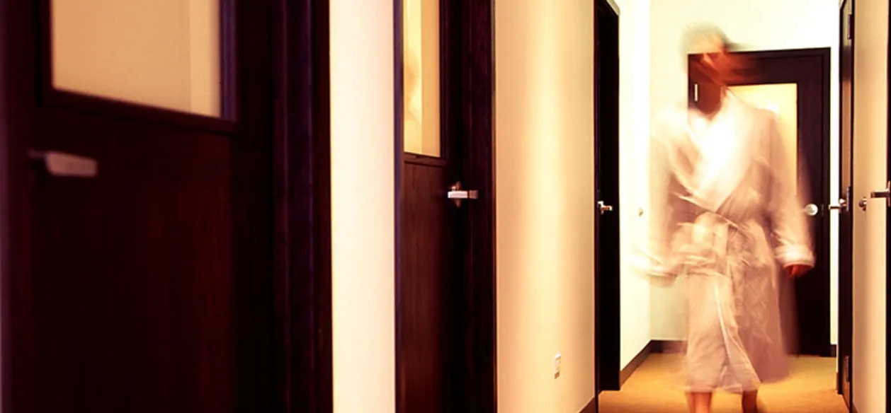 Sir Spa man walking men's spa day